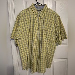 CHAPS XXL YELLOW BLACK/BLUE STRIPES